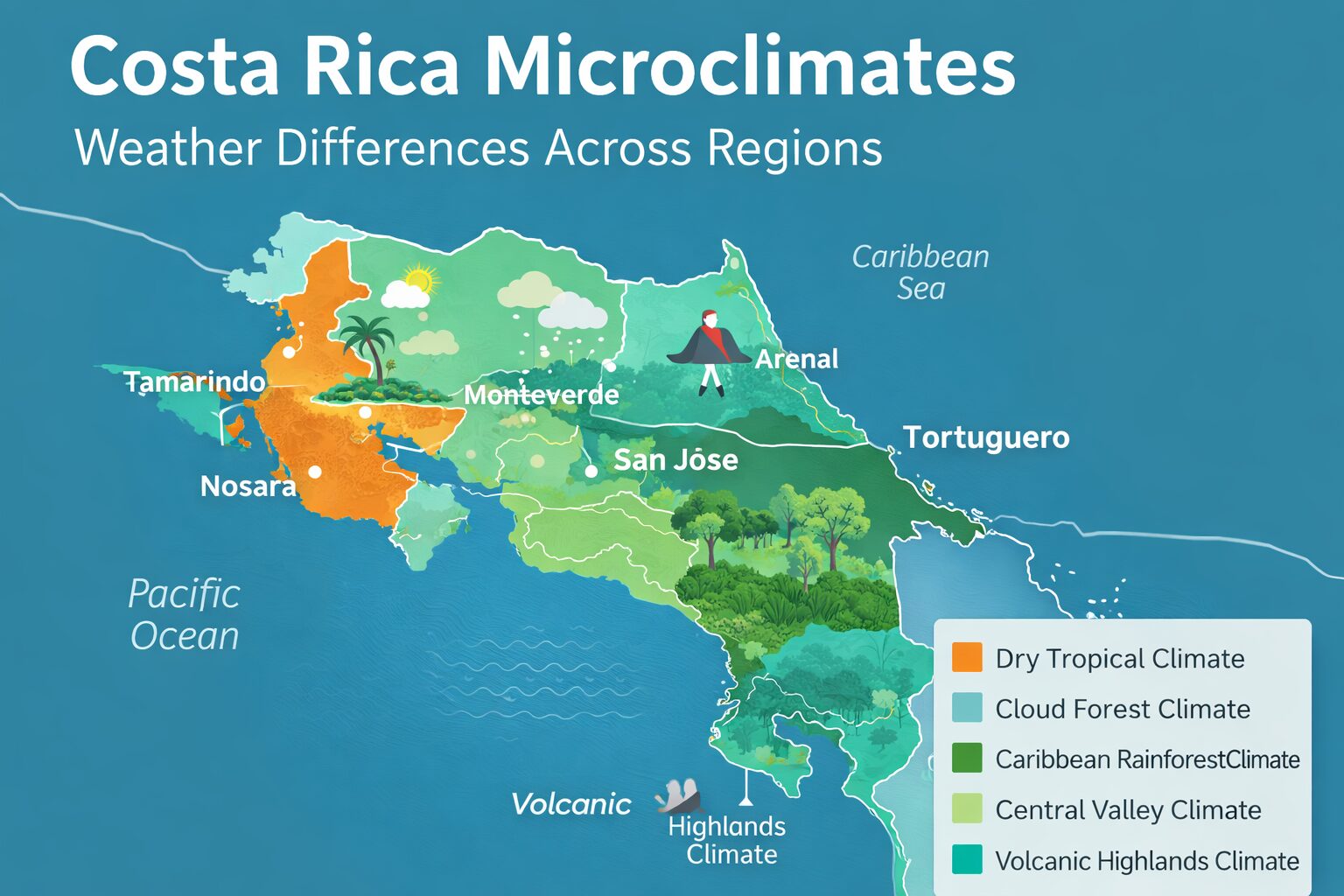 Costa Rica Microclimates: Why the Weather Can Change in Just a Few Miles